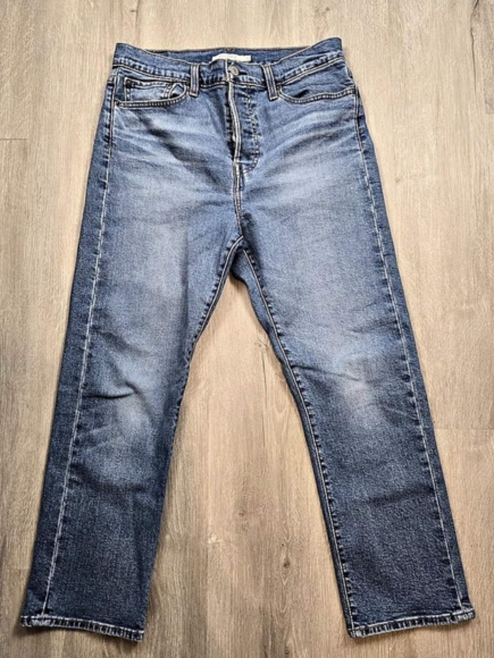 Levi's Wedgie Straight Leg Jeans Waist 31 Blue